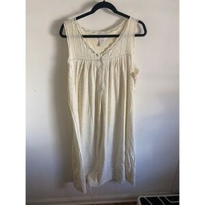 Women's 100% Cotton Feminine Dainty Floral Nightgown Grandmacore Cottagecore